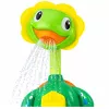 LEAN TOYS Badespielzeug Schildkröte mit Fischbrunnen-Dusche Saugnäpfe
