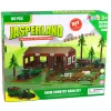 LEAN TOYS Bauernhof-Set mit Bauernhaus, Traktoren und Tieren, 102 Teile