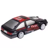 LEAN TOYS RC Coupe Remote Control Drift Car with Interchangeable Wheels Black 1:24