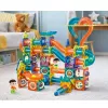 LEAN TOYS Set Magnetbausteine Kugelbahn Rutsche Bunt 188 Teile