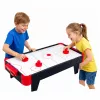 LEAN TOYS Mini Air Hockey Tisch Arcade-Spiel für Kinder Schwarz