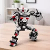 LEAN TOYS Bausteine Rennwagen Roboter 2in1 Weiß 320 Teile