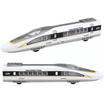 LEAN TOYS High Speed Express Train mit Türen zum Öffnen, motorisiert, Lichter und Geräusche