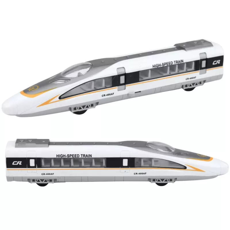 LEAN TOYS High Speed Express Train mit Türen zum Öffnen, motorisiert, Lichter und Geräusche