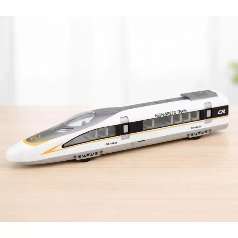 LEAN TOYS High Speed Express Train mit Türen zum Öffnen, motorisiert, Lichter und Geräusche