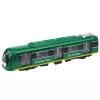 LEAN TOYS Metro Train City Express mit Türen zum Öffnen, Lichtern und Geräuschen, Grün