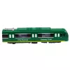 LEAN TOYS Metro Train City Express mit Türen zum Öffnen, Lichtern und Geräuschen, Grün