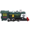 LEAN TOYS Classic Locomotive Hindernissensor Rauch Licht Sound Grün