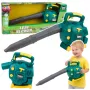 LEAN TOYS Garten-Laubbläser für Kinder, bläst Geräusche, Grün