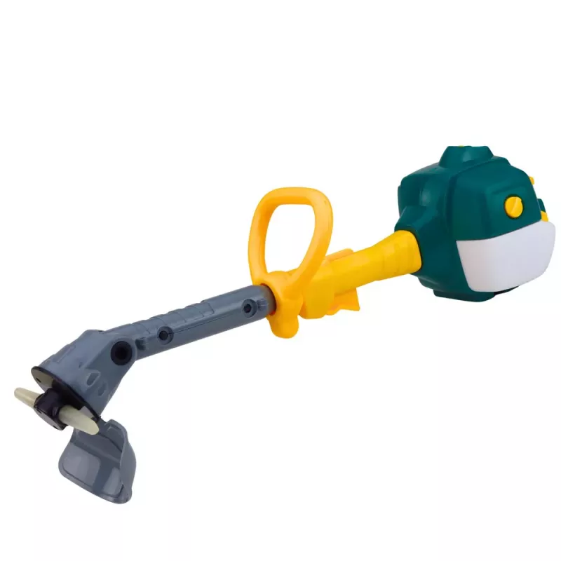 LEAN TOYS Kinder-Rasenmäher mit Geräuschen, Lichtern und Gummiklinge