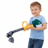 LEAN TOYS Kinder-Rasenmäher mit Geräuschen, Lichtern und Gummiklinge