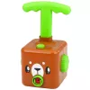 LEAN TOYS Spielset mit Ballon-Abschussvorrichtung, Autos und Teddybär für Kinder