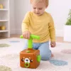 LEAN TOYS Spielset mit Ballon-Abschussvorrichtung, Autos und Teddybär für Kinder