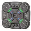 LEAN TOYS Interaktives Musik-Boxtraining-Schild mit LED-Leuchten, 3 Stufen, Schwarz