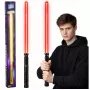LEAN TOYS LED Laser Lightsaber mit Sound, Metallgriff, 75 cm
