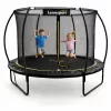 LEAN SPORT LEAN Gartentrampolin mit Innennetz Schwarz und Grün 183CM 6FT