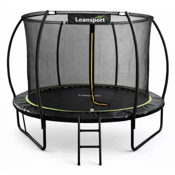 LEAN SPORT LEAN Gartentrampolin mit Innennetz Schwarz und Grün 252CM 8FT