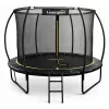 LEAN Sport Garten-Trampolin mit Innennetz Schwarz und Grün 305CM 10FT