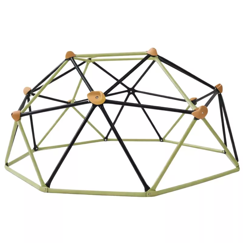 LEAN SPORT Kletterkuppel für Kinder-Gartenspielplatz 182x86 cm 6FT Blau/Gelb