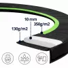 Lean Spring Pad für Trampolin Schwarz 360-376 cm 12 ft