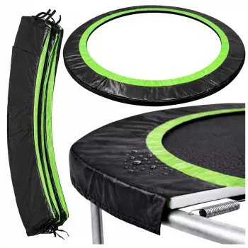 Lean Spring Pad für Trampolin Schwarz 360-376 cm 12 ft