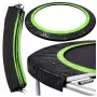 Lean Spring Pad für Trampolin Schwarz 360-376 cm 12 ft