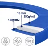 Lean Spring Pad für Trampolin Blau 244-252 cm 8 ft