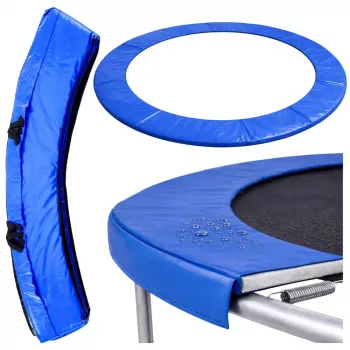 Lean Spring Pad für Trampolin Blau 244-252 cm 8 ft
