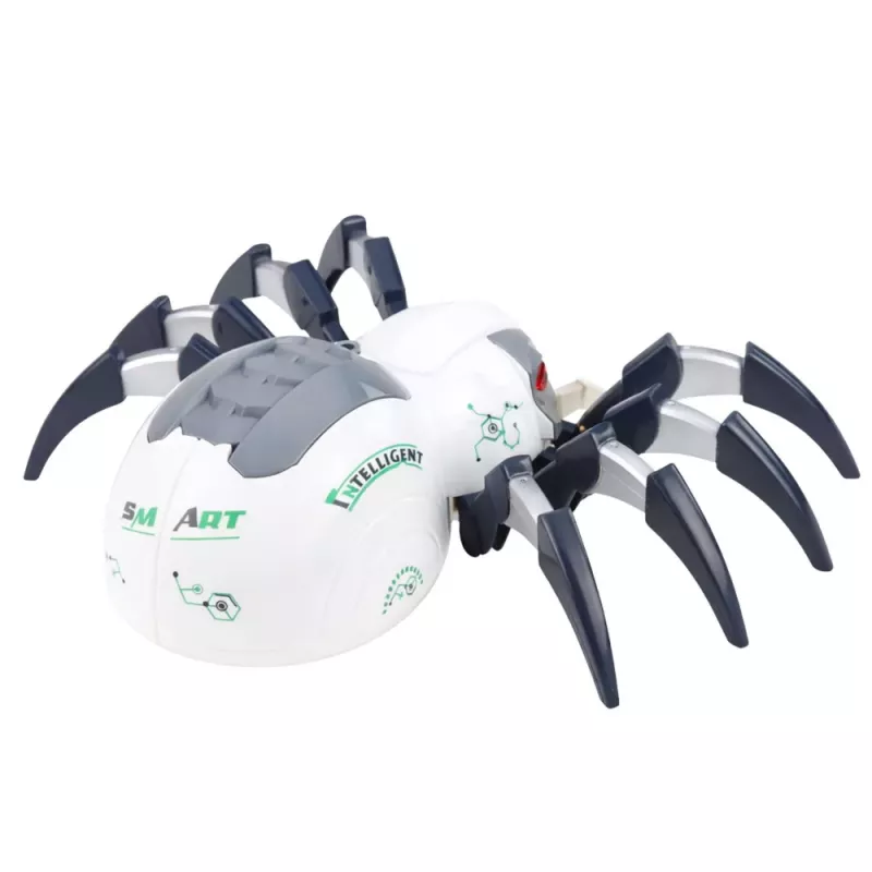 LEAN TOYS RC-Fernsteuerung Spinnenroboter mit Raucheffekt, Lichtern, Geräuschen