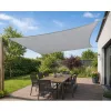 LEAN Rechteckiges Gartensegel, wasserdicht, grau, 300x400 cm