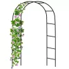 LEAN Metall-Gartenpergola für Pflanzen, Kletterhilfe, Bogen 240x140 cm