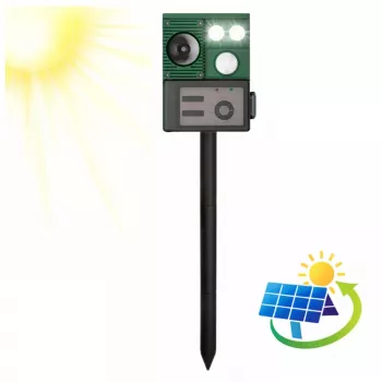 LEAN Solar Tiervertreiber mit Bewegungssensor, Ultraschall, LED-Dioden