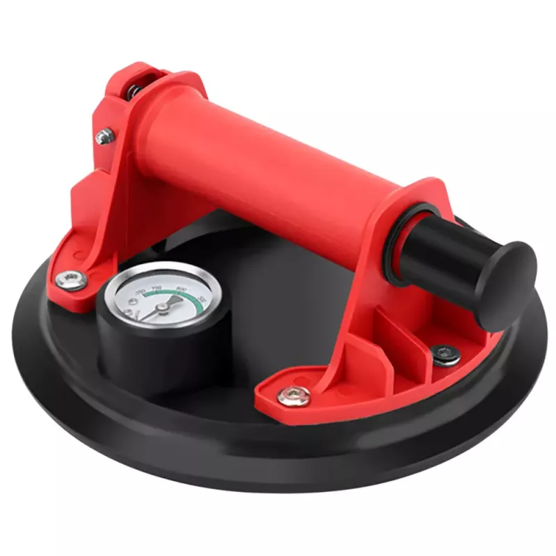 LEAN Vakuum-Saugheber für Fliesen, Glasuren und Glas mit Manometer 20 cm