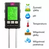 LEAN Pflanzenfeuchtigkeitsmesser Bodenhygrometer 6in1 Temperatur Licht PH