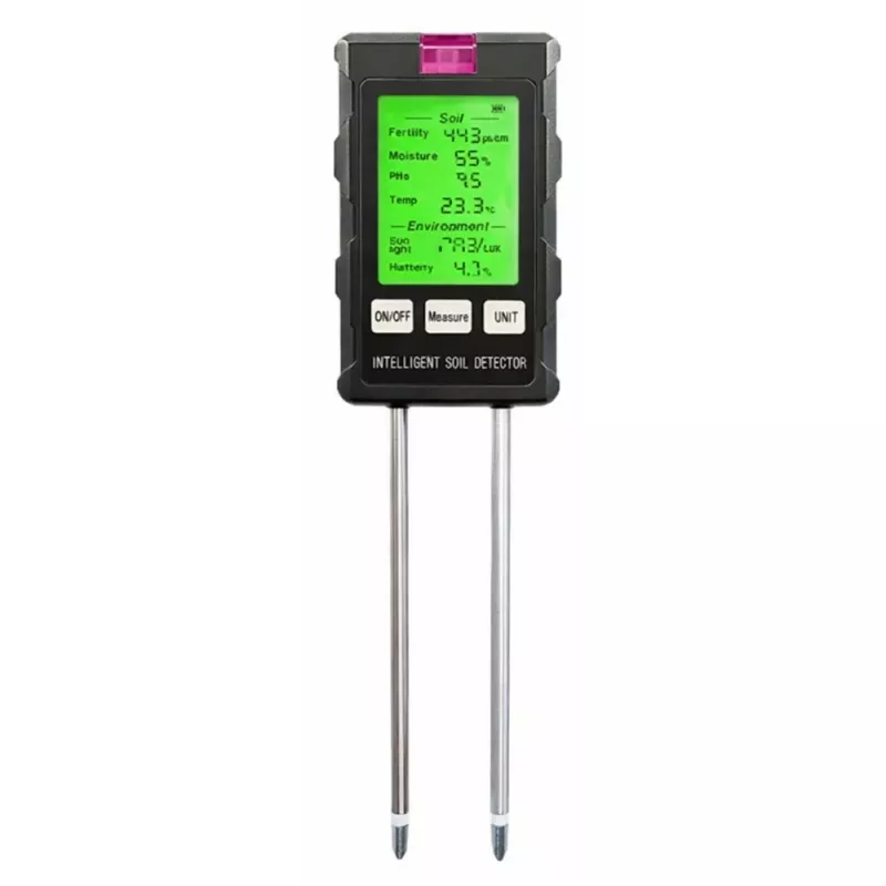 LEAN Pflanzenfeuchtigkeitsmesser Bodenhygrometer 6in1 Temperatur Licht PH
