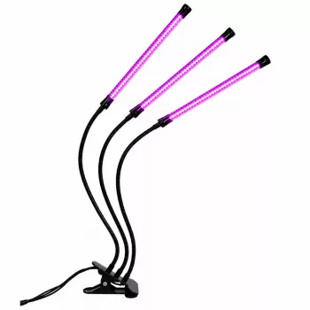 LEAN LED-Lampe zum Züchten und Beleuchten von Pflanzen, Dreifachmodule, Clip
