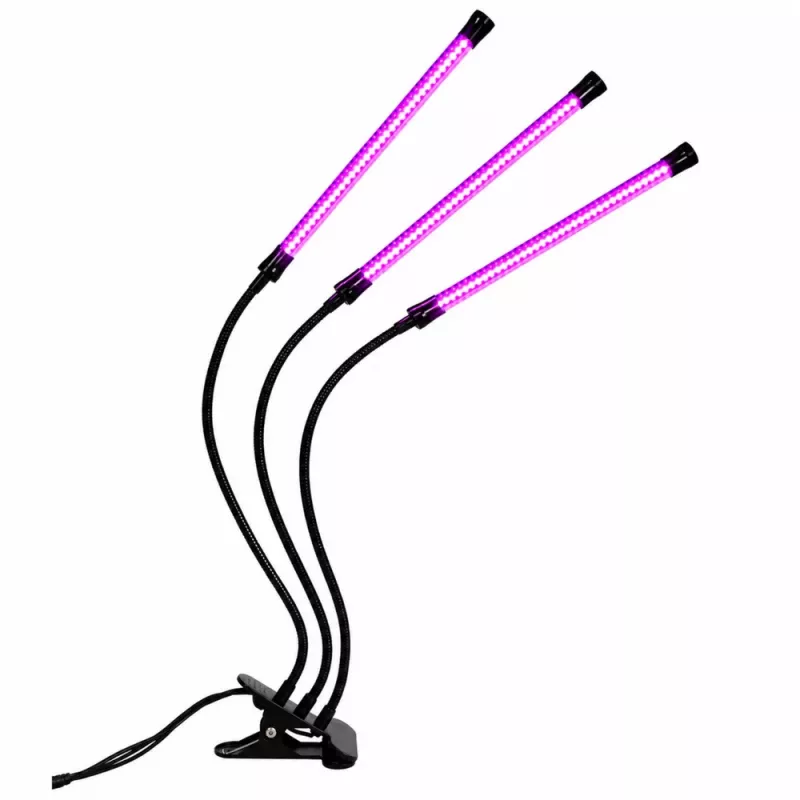 LEAN LED-Lampe zum Züchten und Beleuchten von Pflanzen, Dreifachmodule, Clip