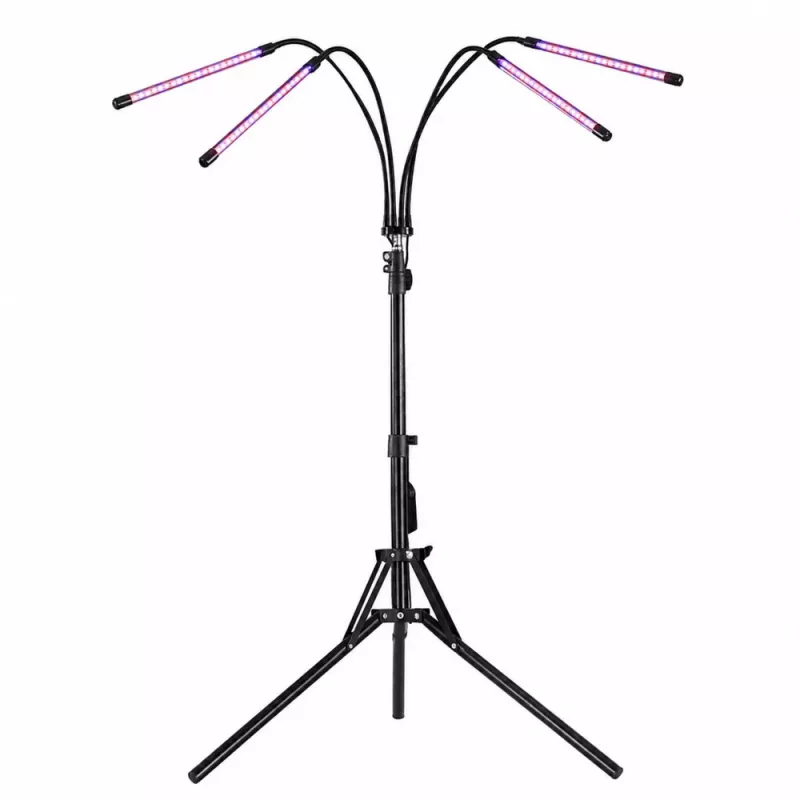 LEAN LED-Lampe für Pflanzenwachstum und Beleuchtung, 4-Panel-Ständer, Fernbedienung
