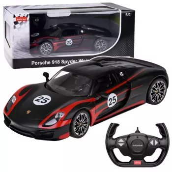 Porsche 918 Spyder Performance Fernbedienung RC Auto Schwarz Rastar 1:14