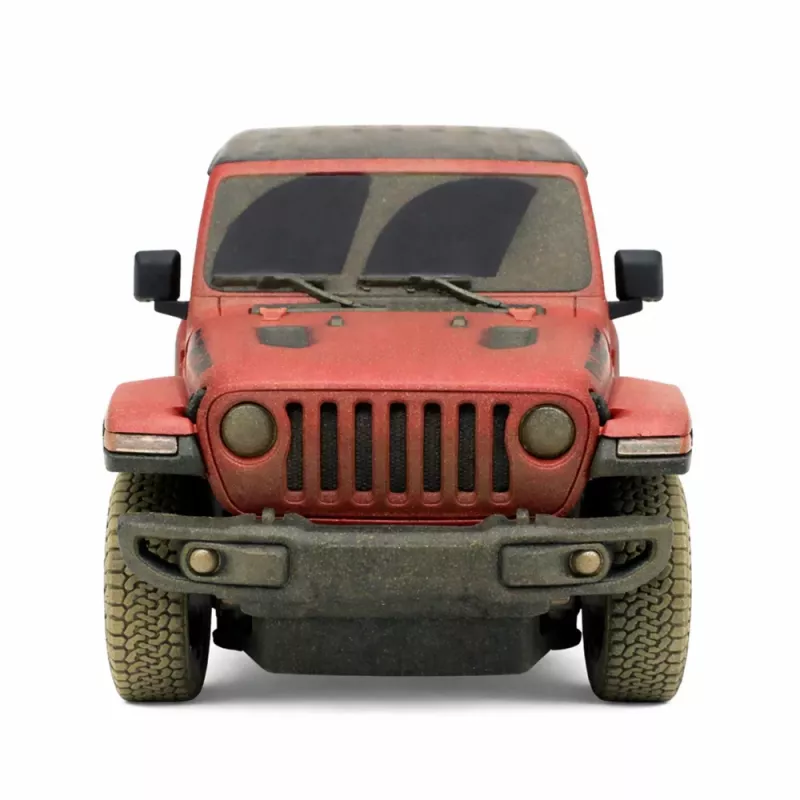 JEEP Wrangler Rubicon-Muddy Remote Controlled RC Car Red Rastar 1:24