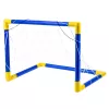 LEAN TOYS Sports Set für Fußballspielen, Fußballtor, Ball, Pumpe 62x40cm