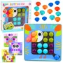 LEAN TOYS Kreatives Geometrisches Puzzle Mosaik Lernspielzeug Pilze 53 Teile