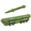 LEAN TOYS Militär-Set mit Truck, Kampfjets und motorisiertem Raketenwerfer
