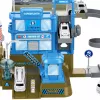 LEAN TOYS Interaktive Raumstation Parkrakete mit Licht und Sound