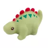 LEAN TOYS Set aus pädagogischen Gummi-Dinosauriern für das Baden, Pastellspiele, 6 Teile