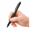 LEAN 9-in-1 Multifunktionsstift mit Wasserwaage, Taschenlampe und Schraubendreher, gelb/schwarz, 2 Stück
