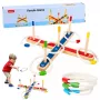 LEAN TOYS Holz-Ringwurf-Geschicklichkeitsspiel Familienspiel mit Punktewertung