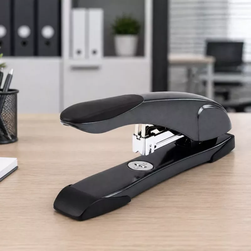 LEAN Large Office School Stapler Heftklammern bis zu 100 Blatt 23/10 Schwarz