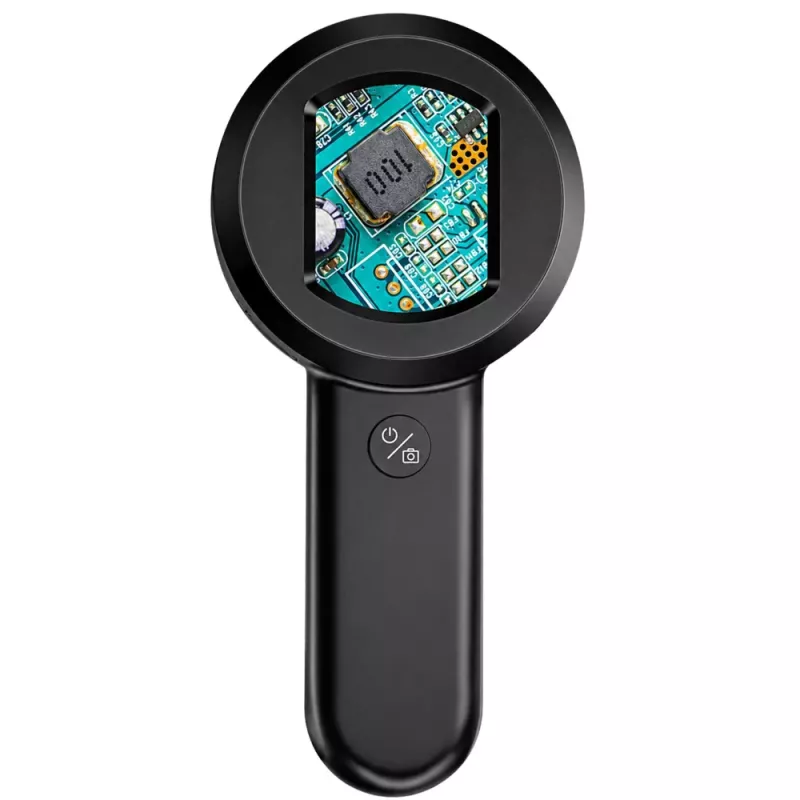 LEAN TOYS Tragbares Handmikroskop Digital HD 100x Kamera IPS-Bildschirm 8 LEDs