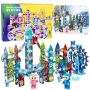 LEAN TOYS Magnetic Blocks Set Ball Track Mill Wheel 118 pcs